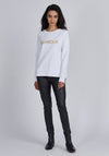 Barbour International Womens Roll Cage Sweatshirt, White