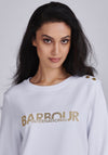 Barbour International Womens Roll Cage Sweatshirt, White