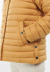 Barbour Womens Melita Quilted Short Jacket, Mustard