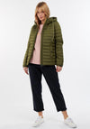 Barbour Womens Cranmoor Quilted Short Jacket, Dark Moss