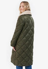 Barbour Womens Tolsta Quilted Long Coat, Khaki