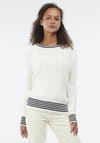 Barbour Womens Melita Knitted Jumper, Cream