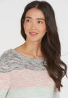 Barbour Womens Littlehampton Jumper, Multi-Coloured