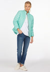Barbour Womens Runkerry Quilted Jacket, Mint Green