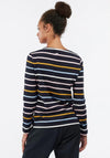 Barbour Hawkins Striped Light Sweater, Navy Multi