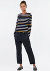 Barbour Hawkins Striped Light Sweater, Navy Multi