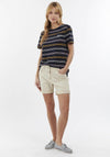 Barbour Womens Bradley Stripe T-Shirt, Navy Multi