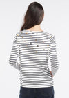 Barbour Womens Bradley Daisy Stripe T-Shirt, White Multi
