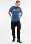 Barbour International Level Graphic Print T-Shirt, Insignia Blue