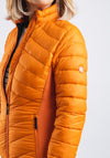 Barbour Womens Longshore Quilted Jacket, Orange