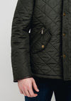 Barbour Powell Quilt Jacket, Green