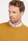 Barbour Men's Tisbury Crew Neck Jumper, Copper