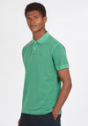 Barbour Wash Sports Polo Shirt, Turf Green
