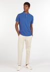 Barbour Washed Sports Polo Shirt, Marine Blue