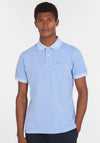 Barbour Washed Sports Polo Shirt, Sky