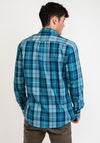Barbour Sandwood Check Shirt, Aqua