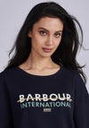 Barbour International Womens Delta Sweatshirt, Navy