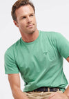 Barbour Tailored Fit Round Neck T-Shirt, Turf Green
