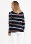 Barbour Hawkins Striped Light Sweater, Navy Multi