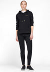 Barbour International Womens Chequer Hoodie, Black