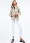Barbour International Womens Quilted Short Jacket, Beige