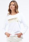 Barbour International Womens Original Crew Sweatshirt, White
