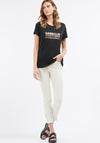 Barbour International Womens Originals T-Shirt, Black