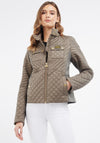 Barbour International Womens Morgan Quilted Jacket, Harley Green