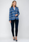 Bariloche Logrono Checked Tweed Blazer Jacket, Blue