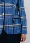 Bariloche Logrono Checked Tweed Blazer Jacket, Blue