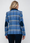 Bariloche Logrono Checked Tweed Blazer Jacket, Blue