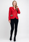 Bariloche Toledo Check Wool Rich Blazer Jacket, Red