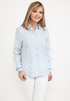 Bariloche Latitud Spot Print Shirt, Blue Multi