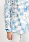 Bariloche Latitud Spot Print Shirt, Blue Multi
