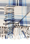 Peacock Blue Hamilton Blanket, Navy