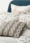 Bedeck Asha Print Duvet Cover, Grey