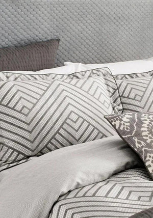 Bedeck Kayah Print Duvet Cover, Charcoal