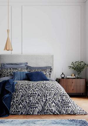 Bedeck Mazana Print Duvet Cover, Midnight