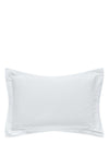 Peacock Blue Cadogan Oxford Pillowcase, Stone