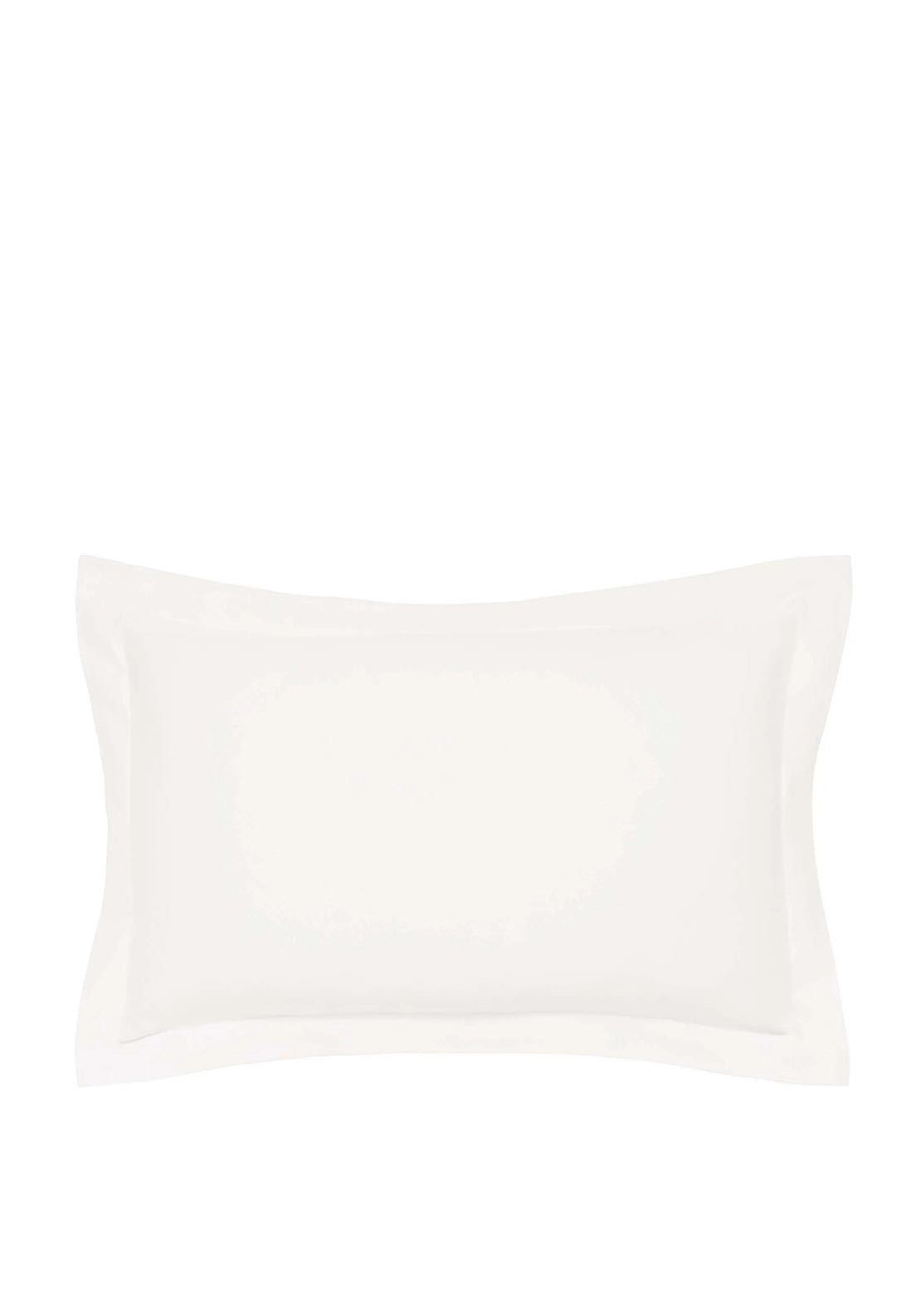 Bedeck Fine Linens 1000 Thread Count Oxford Pillowcase, Chalk