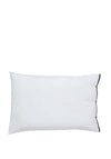 Bedeck Fine Linens Komoro Standard Pillowcase, White & Midnight