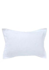 Bedeck Kali Clipped Semi Plain Pillowcase, Oxford White