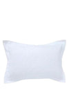 Bedeck Kali Clipped Semi Plain Pillowcase, Oxford White