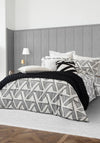 Nalu by Nicole Scherzinger Alana Superking Duvet Cover, Black & White