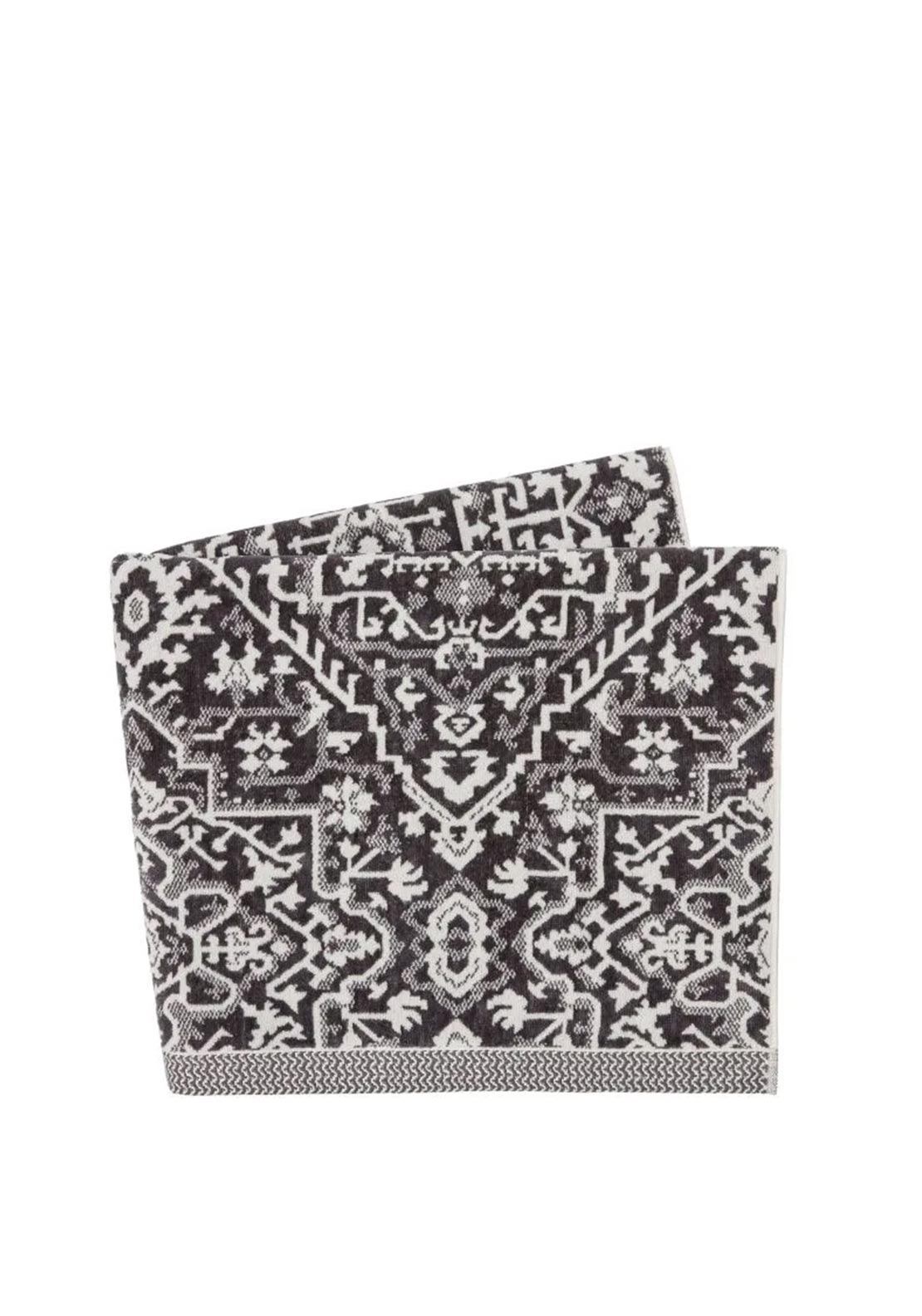 Bedeck Dhaka Hand Towel, Charcoal
