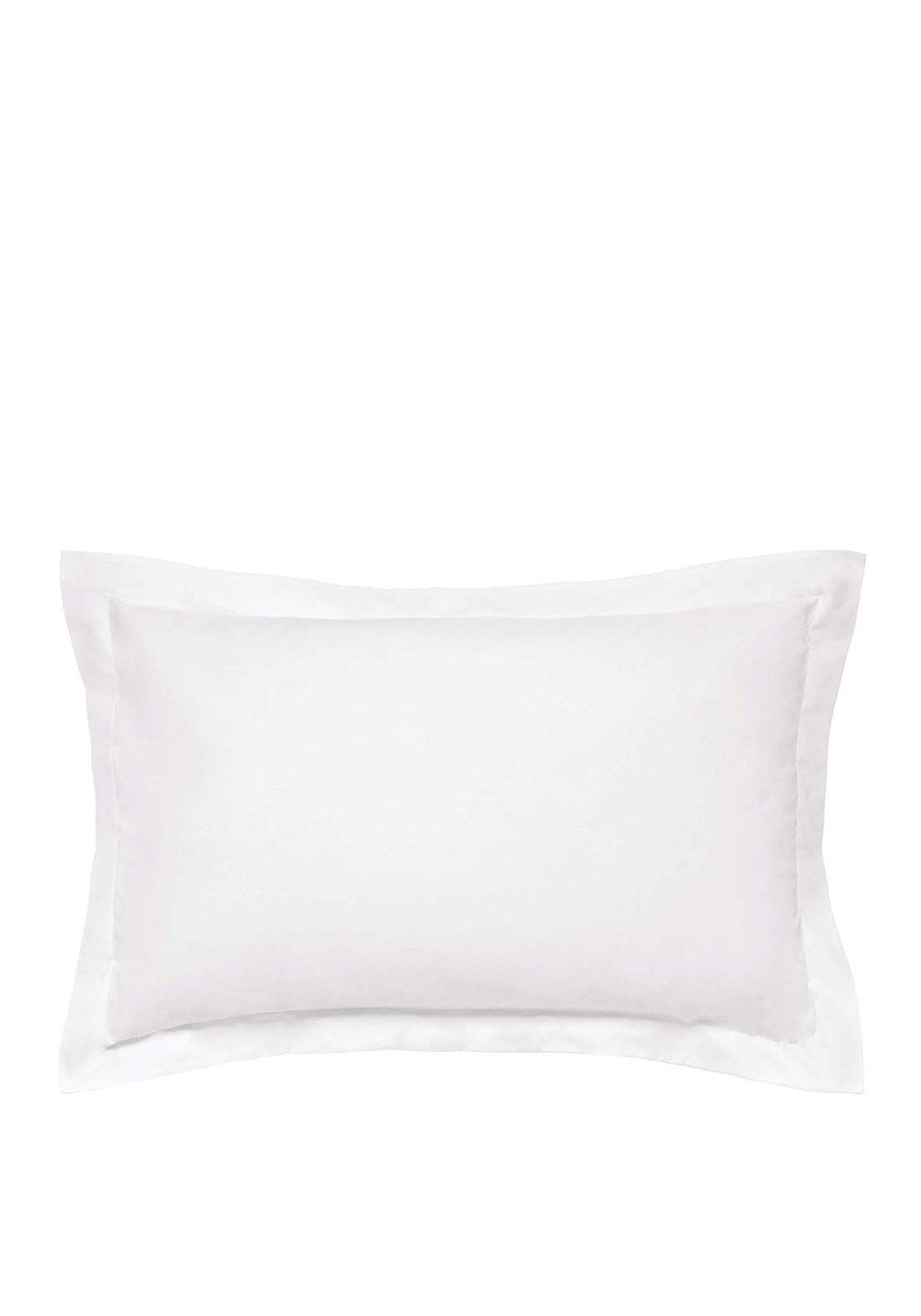 Bedeck 300 Thread Count Egyptian Cotton Oxford Pillowcase, White