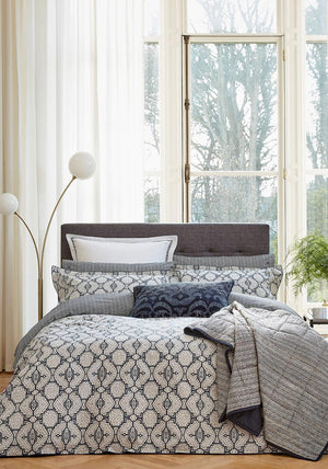 Bedeck 180 Thread Count Duvet Cover, Midnight Blue