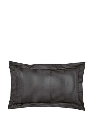 Bedeck 300 Thread Count Combed Cotton Oxford Pillowcase, Charcoal