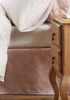 V&A Viennese Rose Base Valance, Pink, King