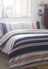 Portfolio Nautical Stripe Double Duvet Set, Navy Multi